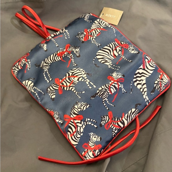 J.crew Satin Jewelry Roll-up Travel clutch - Picture 2 of 4